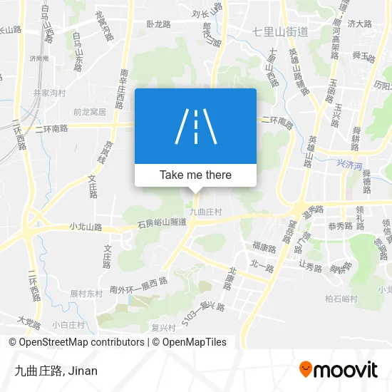 九曲庄路 map