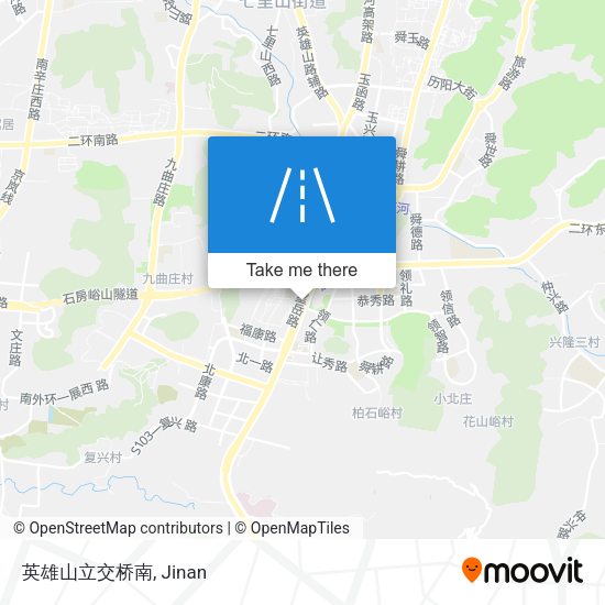 英雄山立交桥南 map