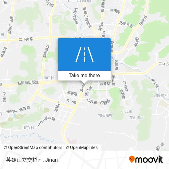 英雄山立交桥南 map