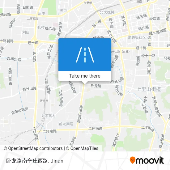 卧龙路南辛庄西路 map