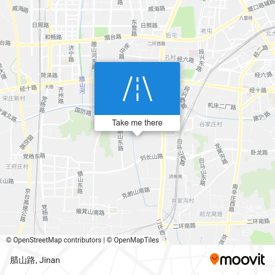 腊山路 map