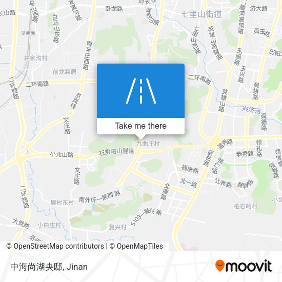 中海尚湖央邸 map