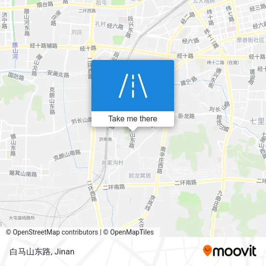 白马山东路 map