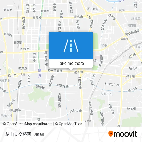 腊山立交桥西 map
