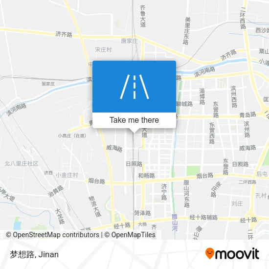 梦想路 map