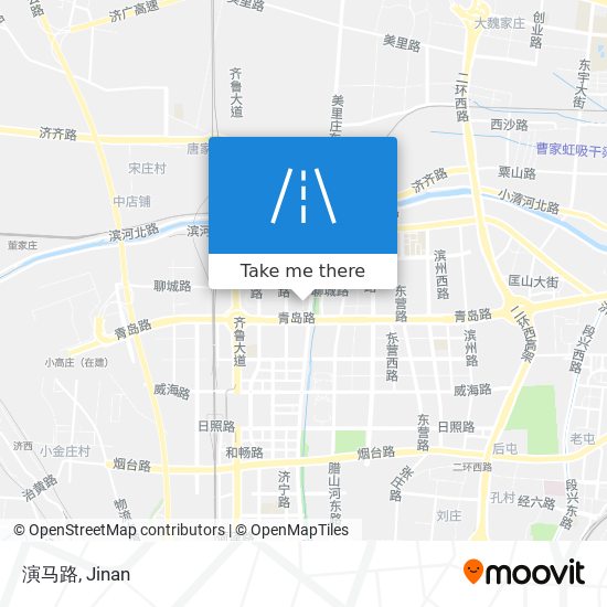 演马路 map