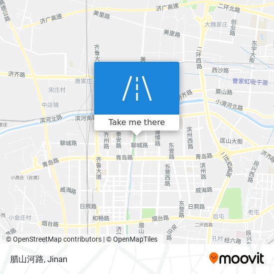 腊山河路 map