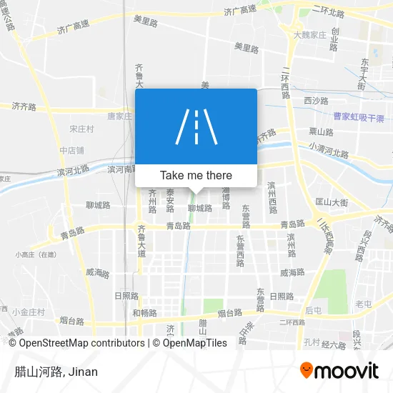 腊山河路 map