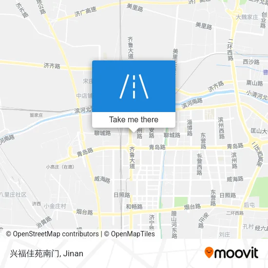 兴福佳苑南门 map