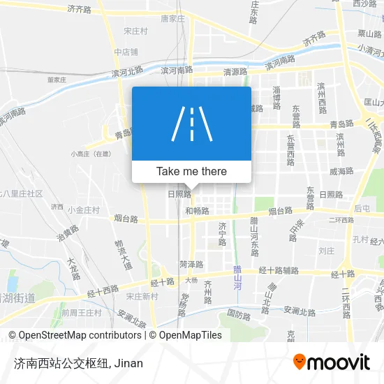 济南西站公交枢纽 map