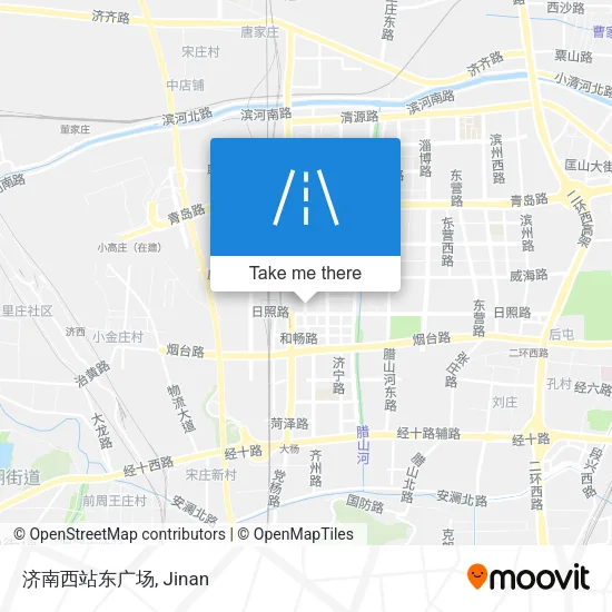 济南西站东广场 map