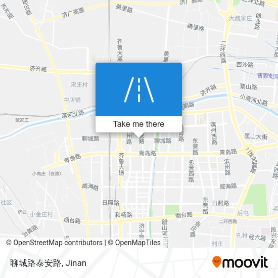 聊城路泰安路 map