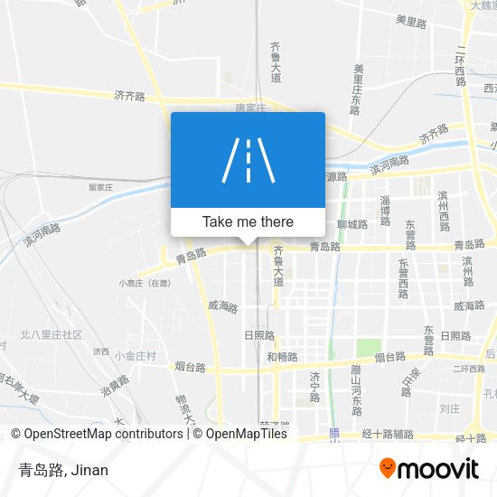 青岛路 map