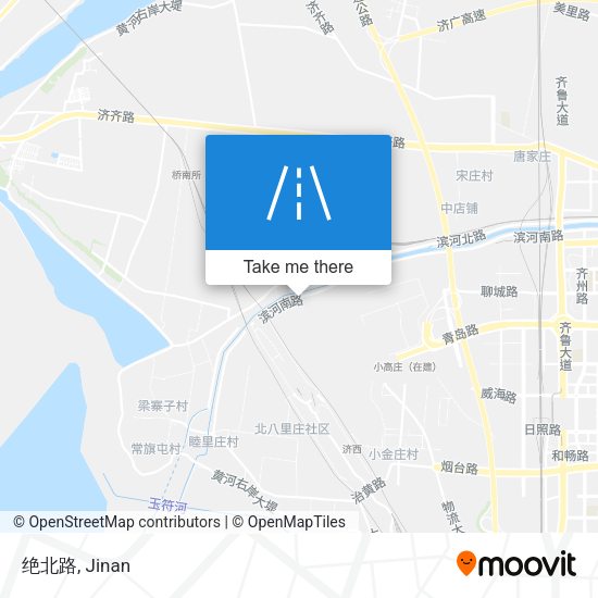 绝北路 map