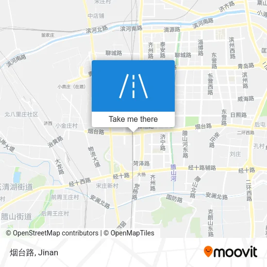 烟台路 map