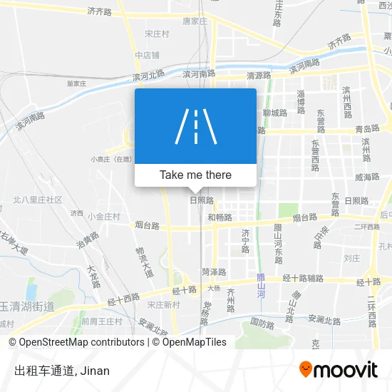 出租车通道 map