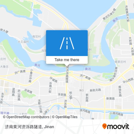济南黄河济泺路隧道 map