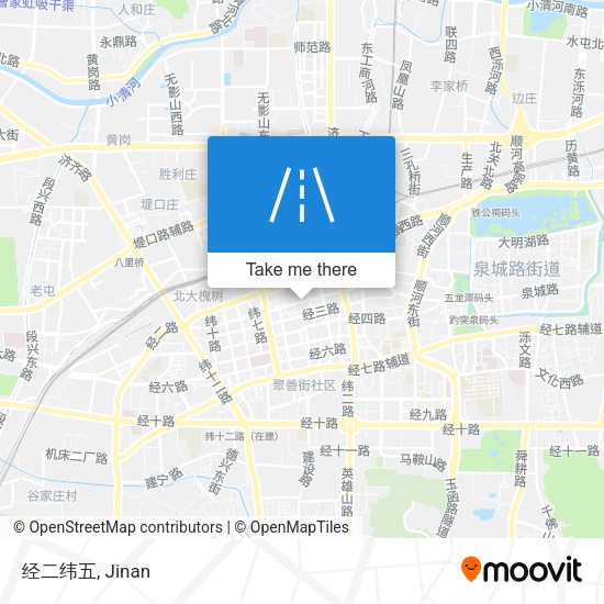 经二纬五 map