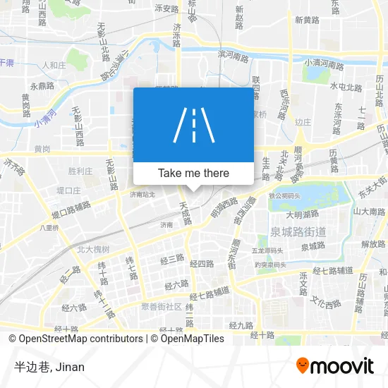 半边巷 map