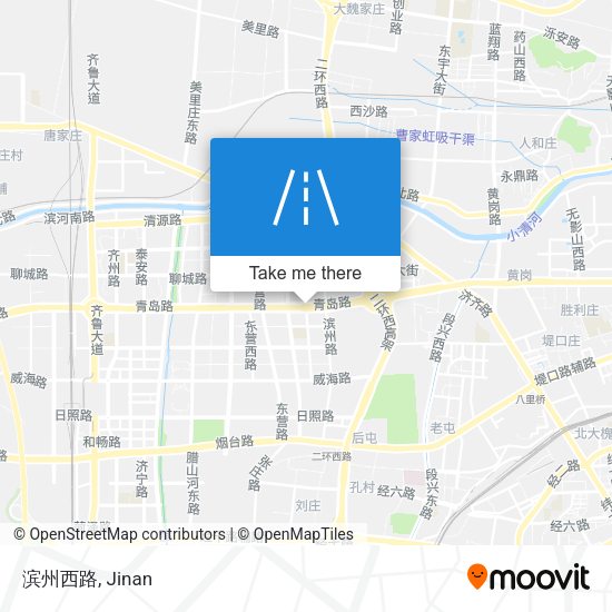 滨州西路 map