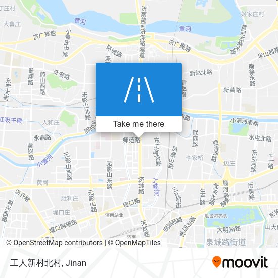 工人新村北村 map