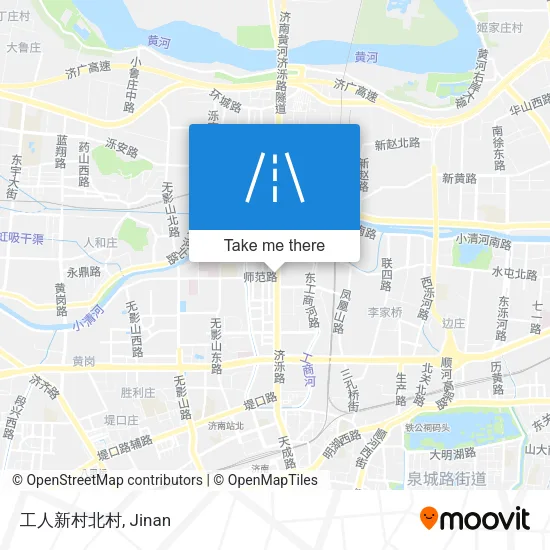 工人新村北村 map