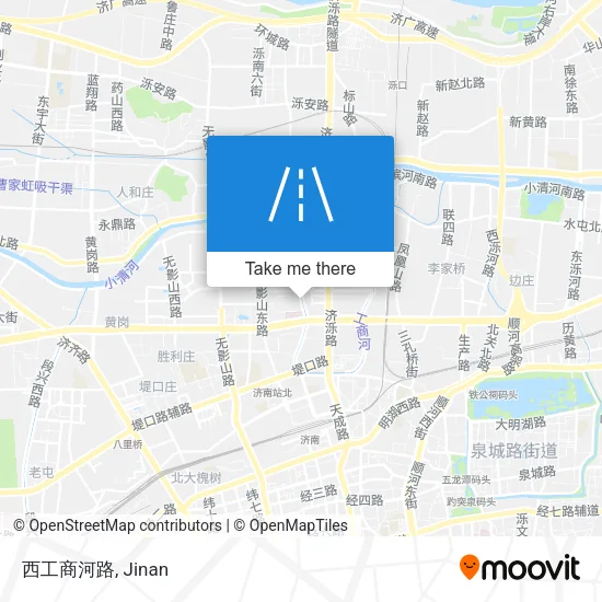 西工商河路 map