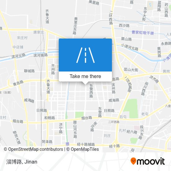 淄博路 map