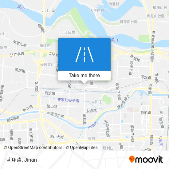 蓝翔路 map