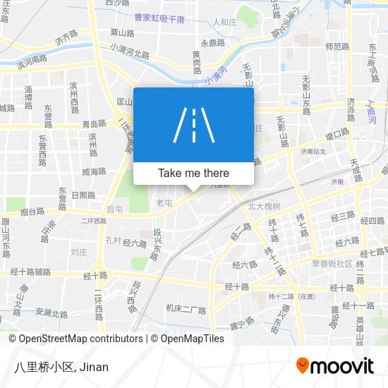 八里桥小区 map