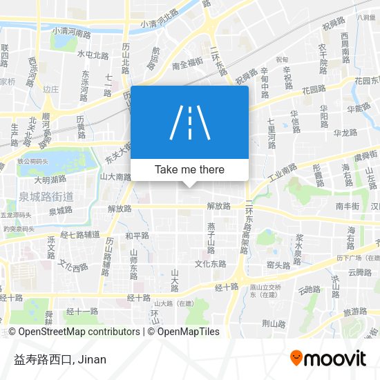 益寿路西口 map