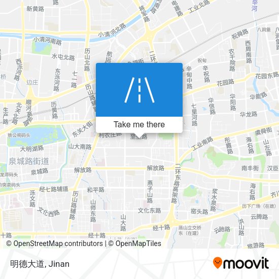 明德大道 map
