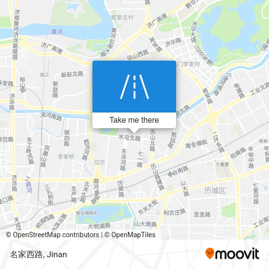 名家西路 map