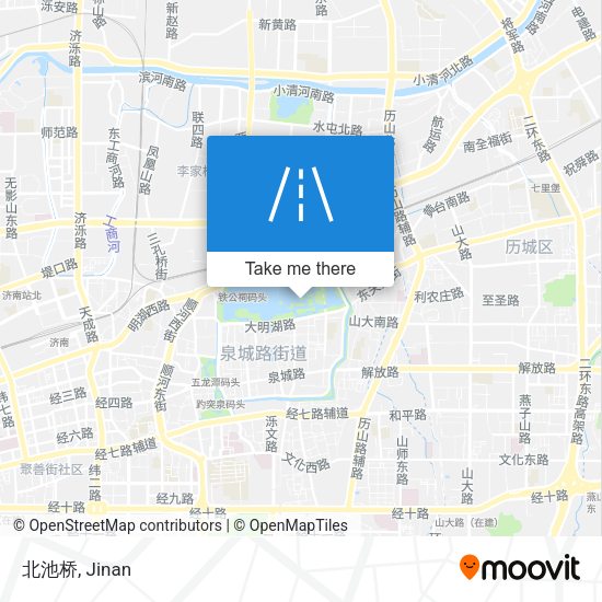 北池桥 map