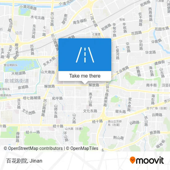 百花剧院 map