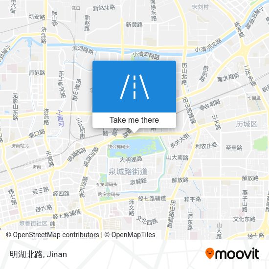 明湖北路 map