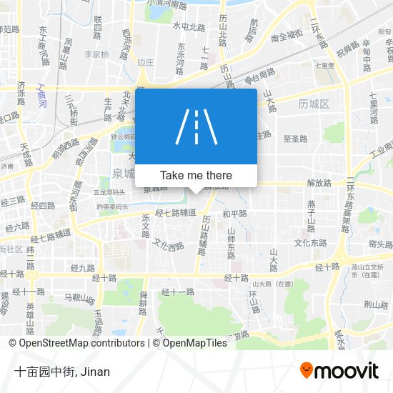 十亩园中街 map
