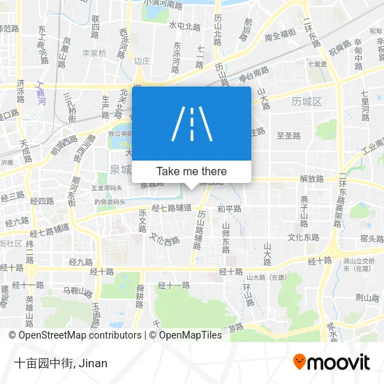 十亩园中街 map
