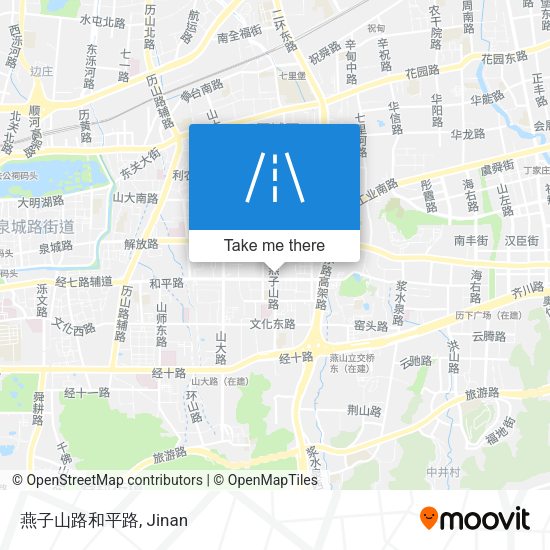 燕子山路和平路 map