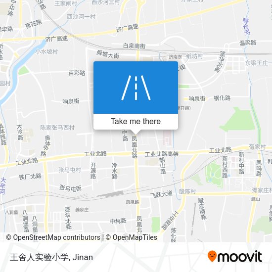 王舍人实验小学 map