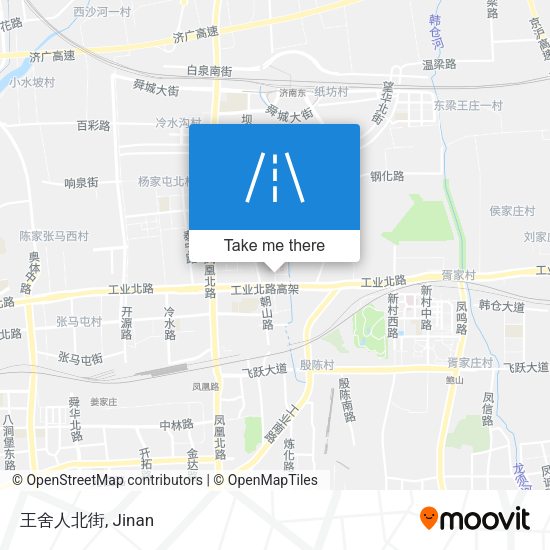 王舍人北街 map