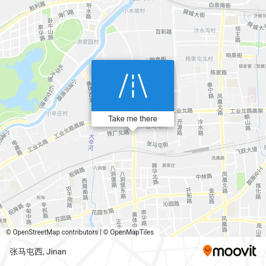 张马屯西 map