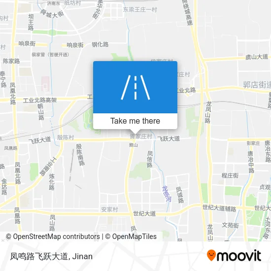 凤鸣路飞跃大道 map