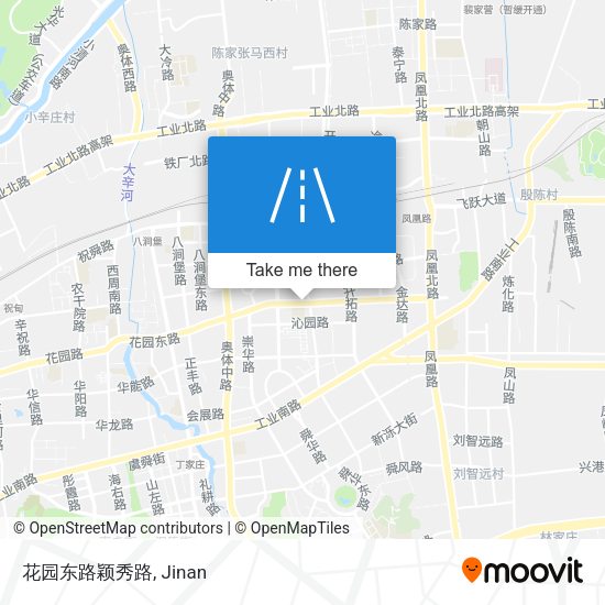花园东路颖秀路 map