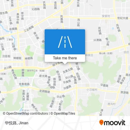 华悦路 map