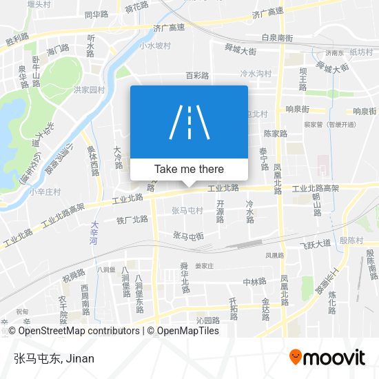 张马屯东 map