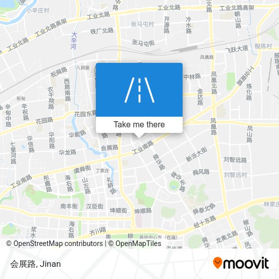 会展路 map