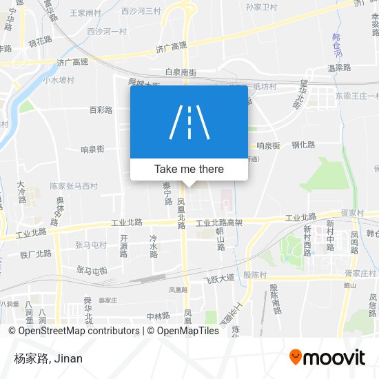 杨家路 map