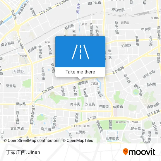 丁家庄西 map