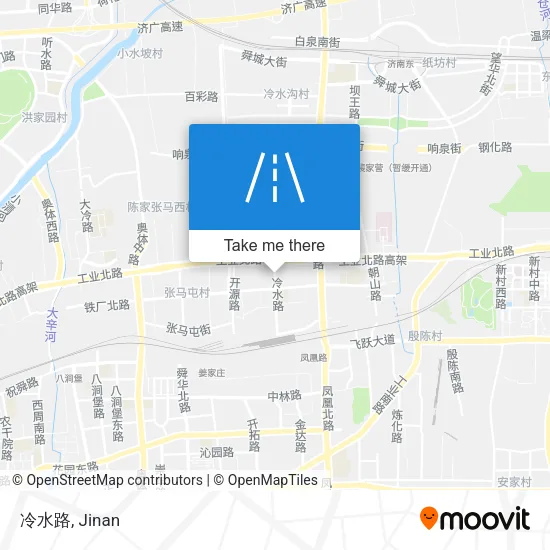 冷水路 map